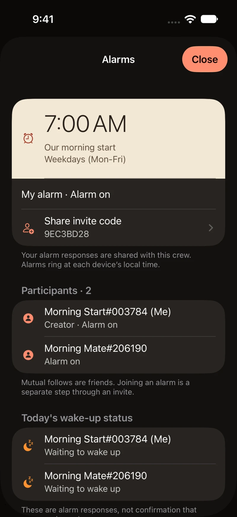 iOS update preview · English test screen